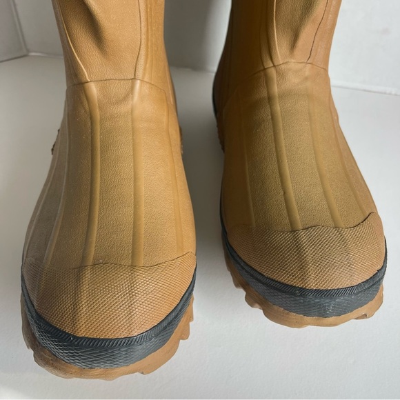 Servus Mens Size 11 Steel Shank Work Hunting Insulated 16" Rubber 2 Buckle Boot - Picture 3 of 10